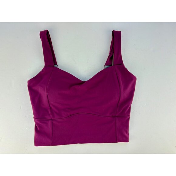 Born Primitive NWOT Extend Longline Sports Bra Crop Top in Magenta Size Medium - Picture 2 of 11
